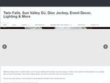 Tablet Screenshot of musicmagicevents.com
